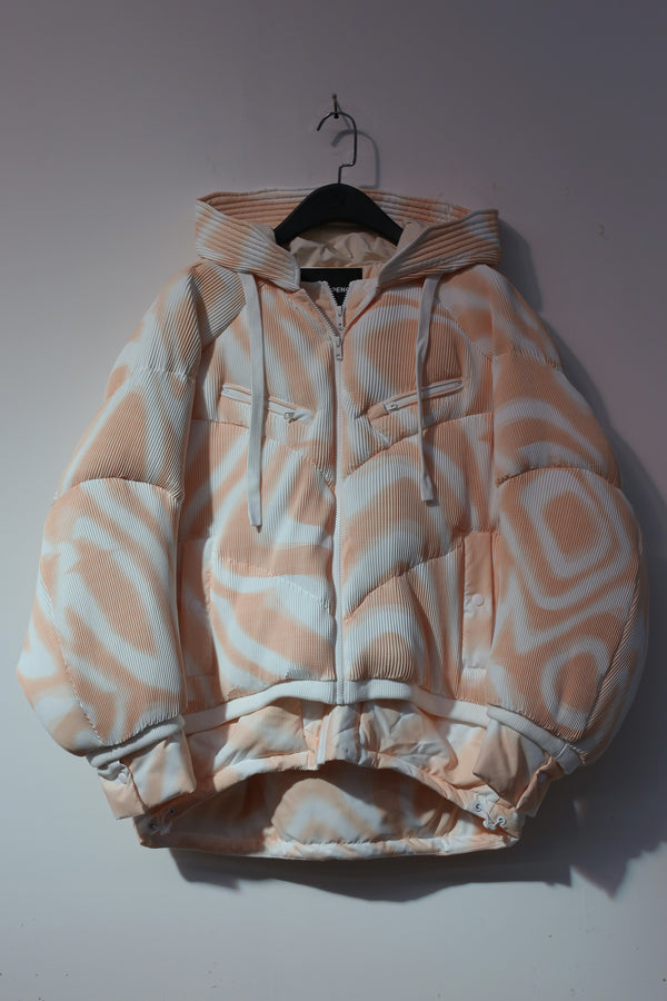 CHENPENG Shell Down Jacket CP21AWJ040ACPC363 Aqua Orange